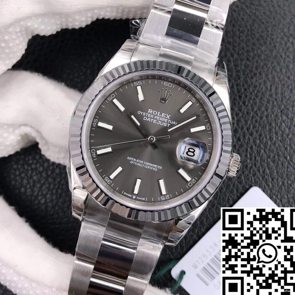 Factory M126334-0013 Datejust Rolex VS Grey Dial 0123